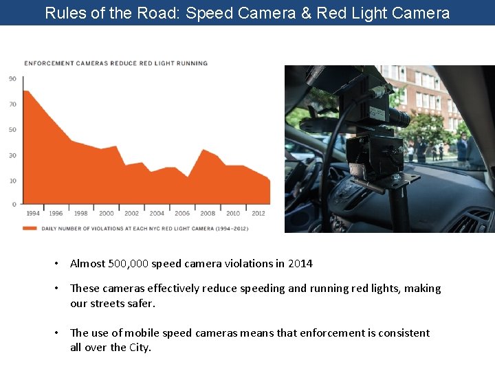 Rules of the Road: Speed Camera & Red Light Camera • Almost 500, 000