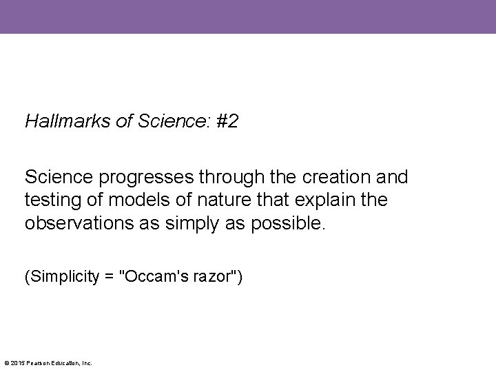 Hallmarks of Science: #2 Science progresses through the creation and testing of models of