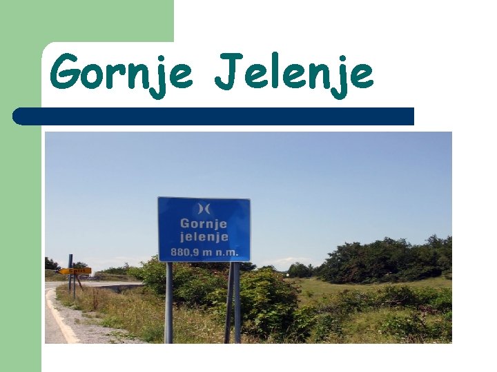 Gornje Jelenje 