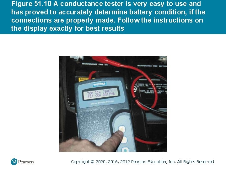 Figure 51. 10 A conductance tester is very easy to use and has proved