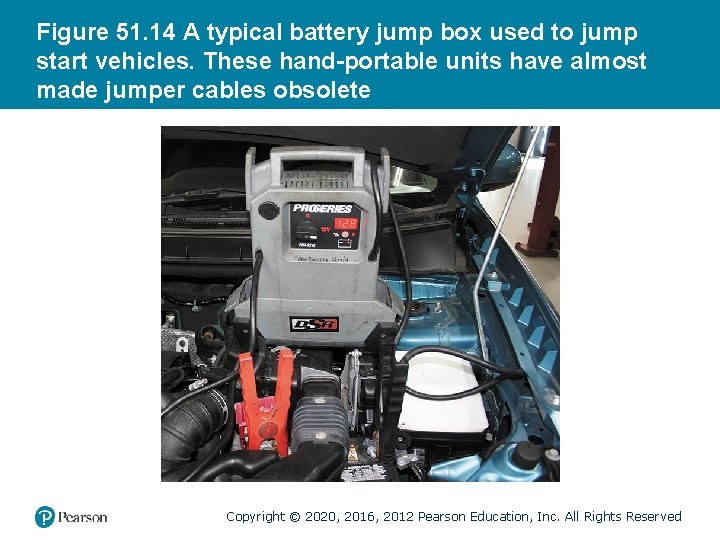 Figure 51. 14 A typical battery jump box used to jump start vehicles. These