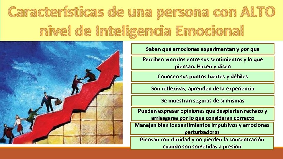 Características de una persona con ALTO nivel de Inteligencia Emocional Saben qué emociones experimentan