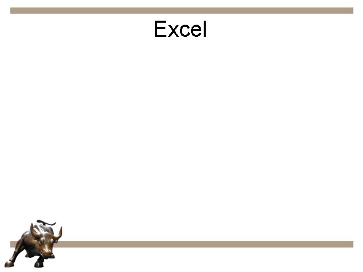 Excel 