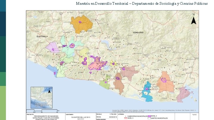 Maestría en Desarrollo Territorial – Departamento de Sociología y Ciencias Políticas 