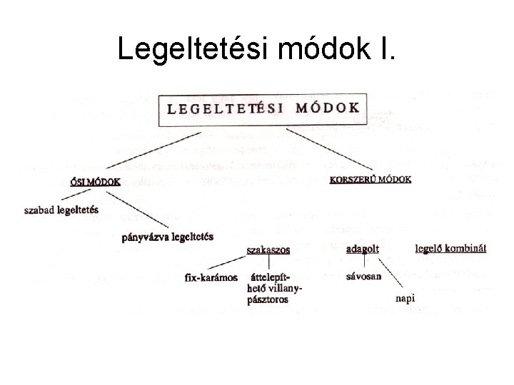 Legeltetési módok I. 