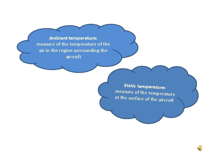 Ambient temperature: measure of the temperature of the air in the region surrounding the