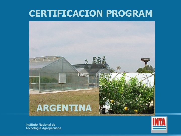 CERTIFICACION PROGRAM ARGENTINA 