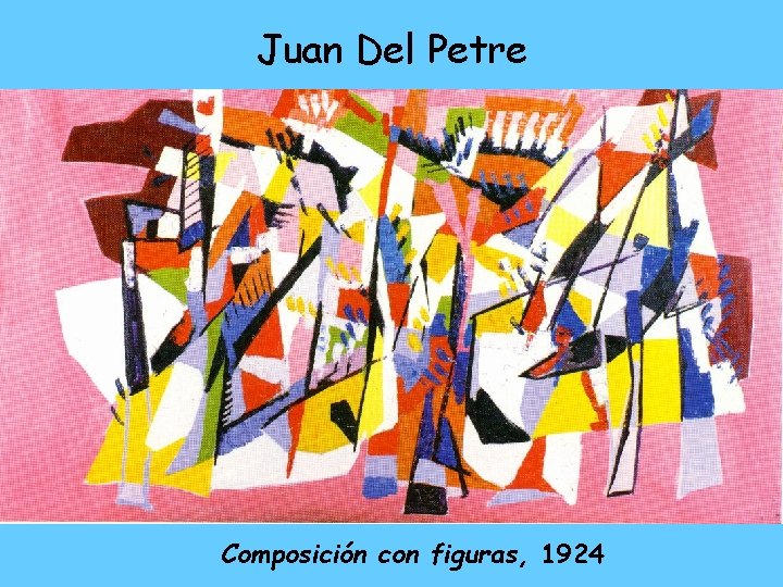 Juan Del Petre Composición con figuras, 1924 