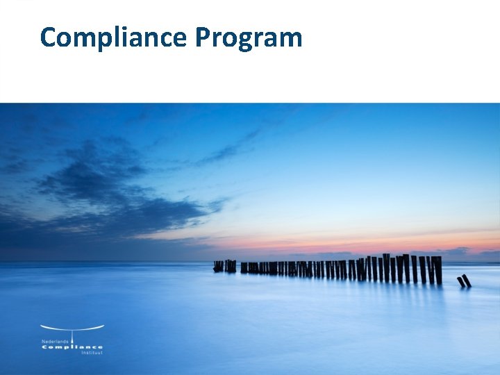 Compliance Program Compliance Program