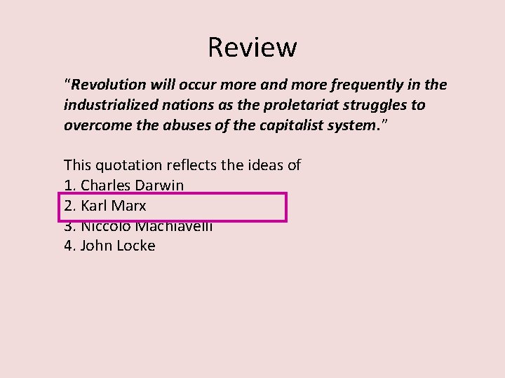 Review “Revolution will occur more and more frequently in the industrialized nations as the