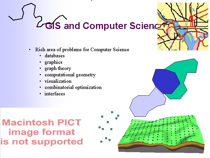 GIS and Computer Science. P 3 • Rich area of problems for Computer Science GIS and Computer Science. P 3 • Rich area of problems for Computer Science