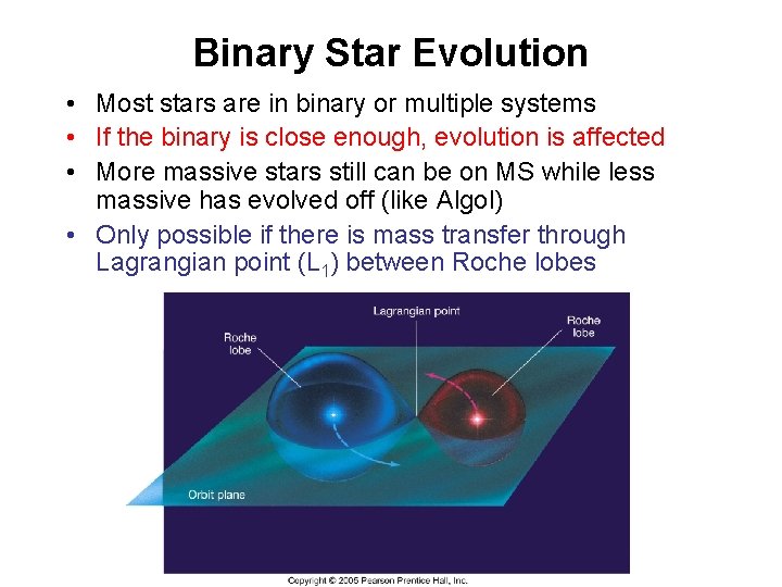 Binary Star Evolution • Most stars are in binary or multiple systems • If