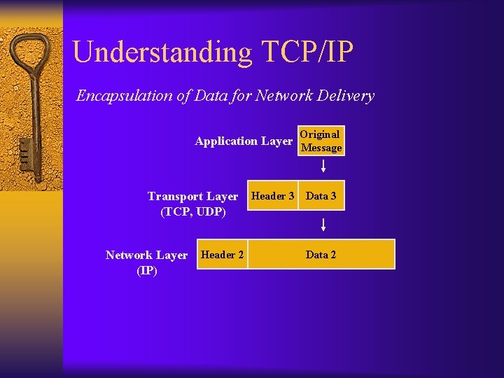 Understanding TCP/IP Encapsulation of Data for Network Delivery Application Layer Transport Layer (TCP, UDP)