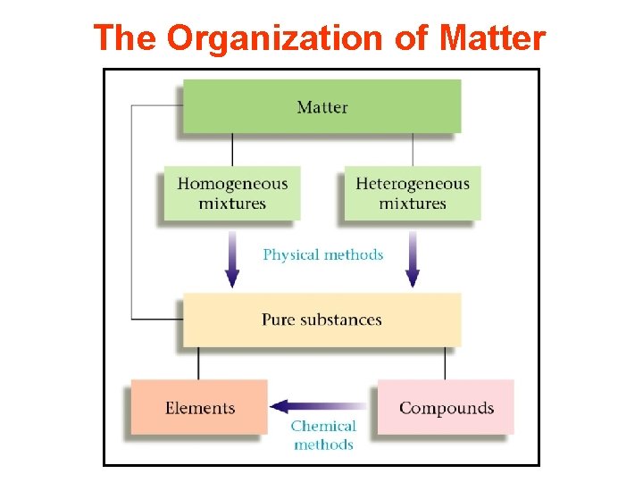 The Organization of Matter 
