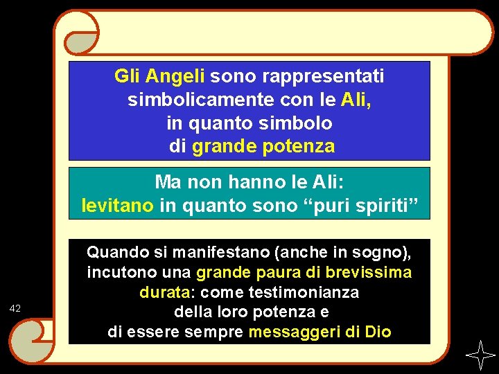 Gli Angeli sono rappresentati simbolicamente con le Ali, in quanto simbolo di grande potenza