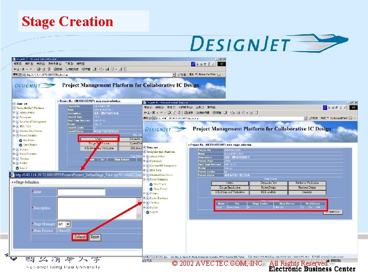 Stage Creation © 2002 AVECTEC. COM, INC. All Rights Reserved. 