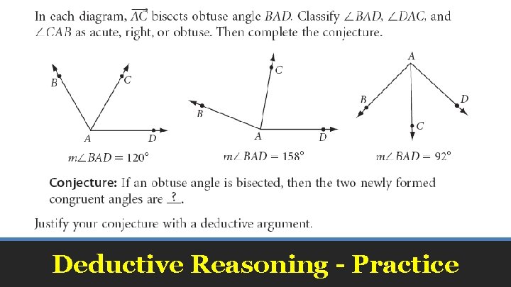 Deductive Reasoning - Practice 