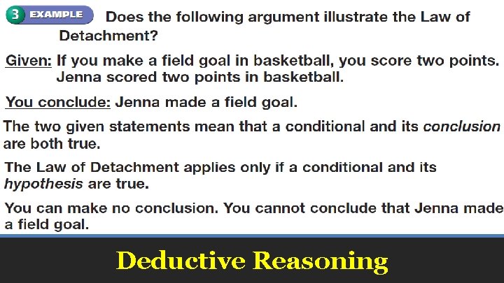 Deductive Reasoning 