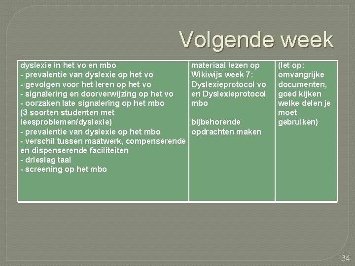 Volgende week dyslexie in het vo en mbo - prevalentie van dyslexie op het