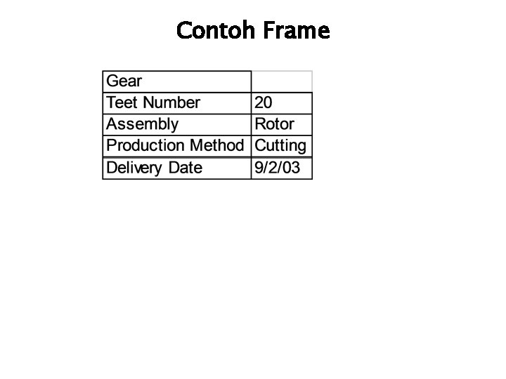 Contoh Frame 