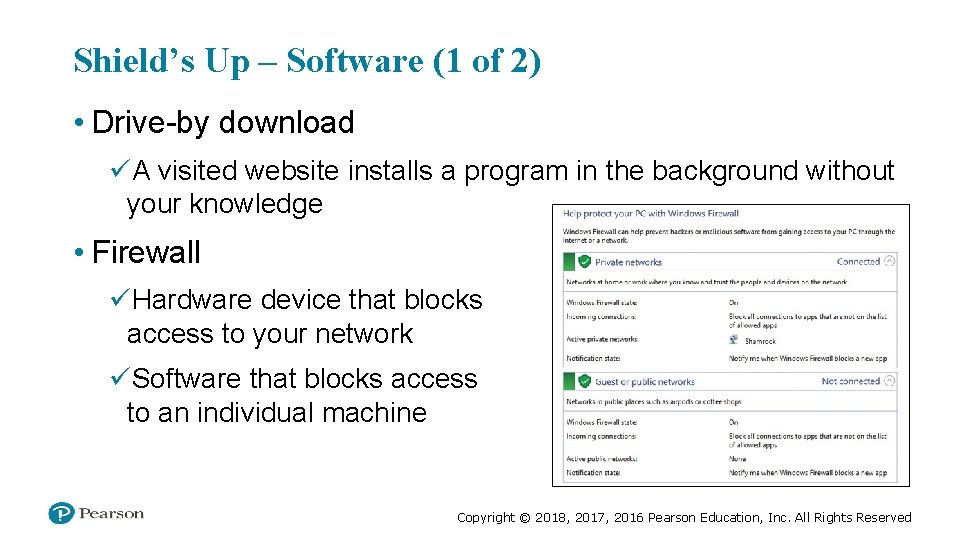 Shield’s Up – Software (1 of 2) • Drive-by download üA visited website installs