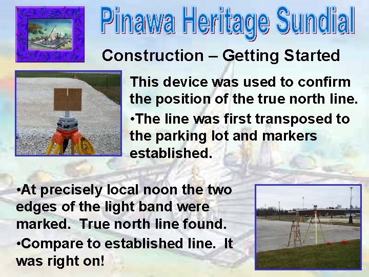 Pinua Project A Local Government District of Pinawa Millennium Project