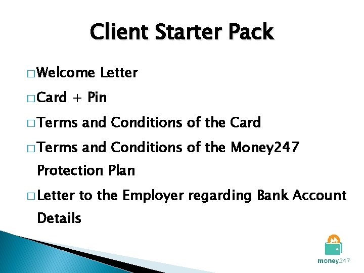 WELCOME TO MONEY 247 WELCOME TO THE FUTURE