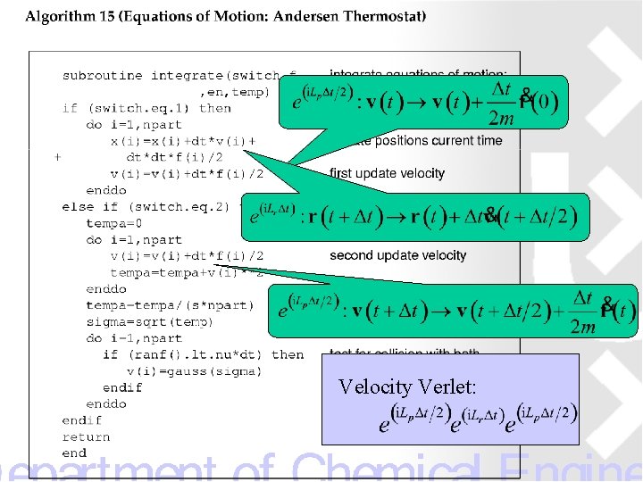 Velocity Verlet: 