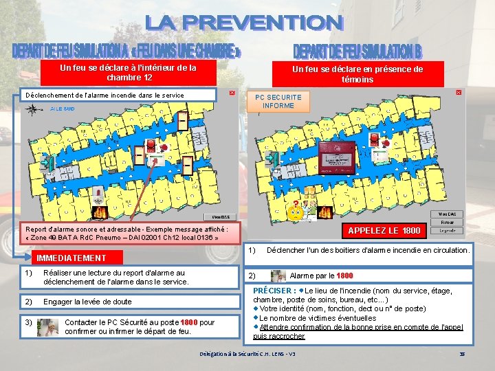 Un feu se déclare à l’intérieur de la chambre 12 Un feu se déclare