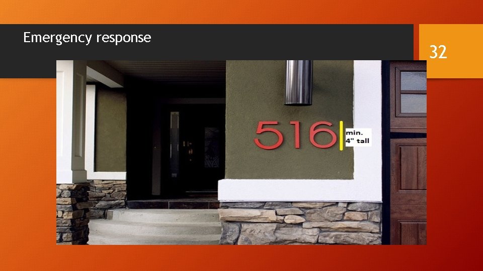 Emergency response 32 
