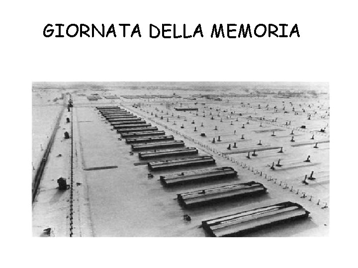 GIORNATA DELLA MEMORIA 