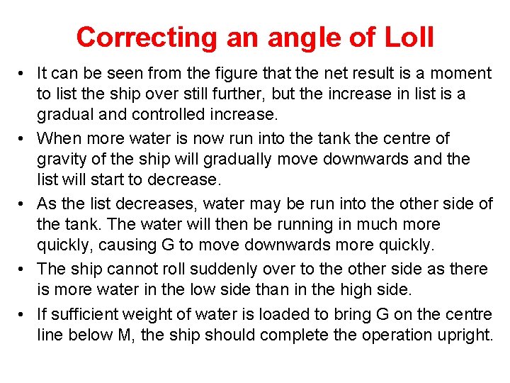 Correcting an angle of Loll • It can be seen from the figure that