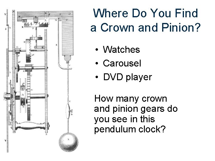 Where Do You Find a Crown and Pinion? • Watches • Carousel • DVD