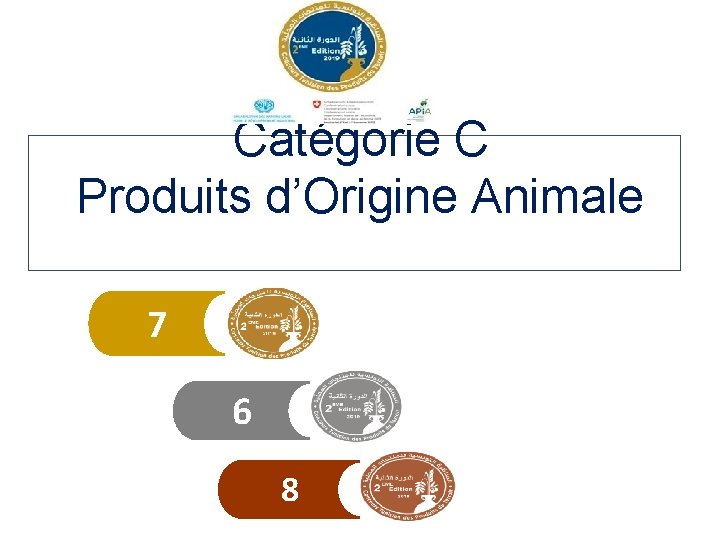 Catégorie C Produits d’Origine Animale 7 6 8 