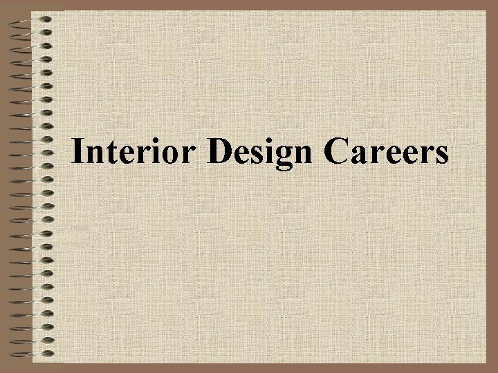 Interior Design Careers 