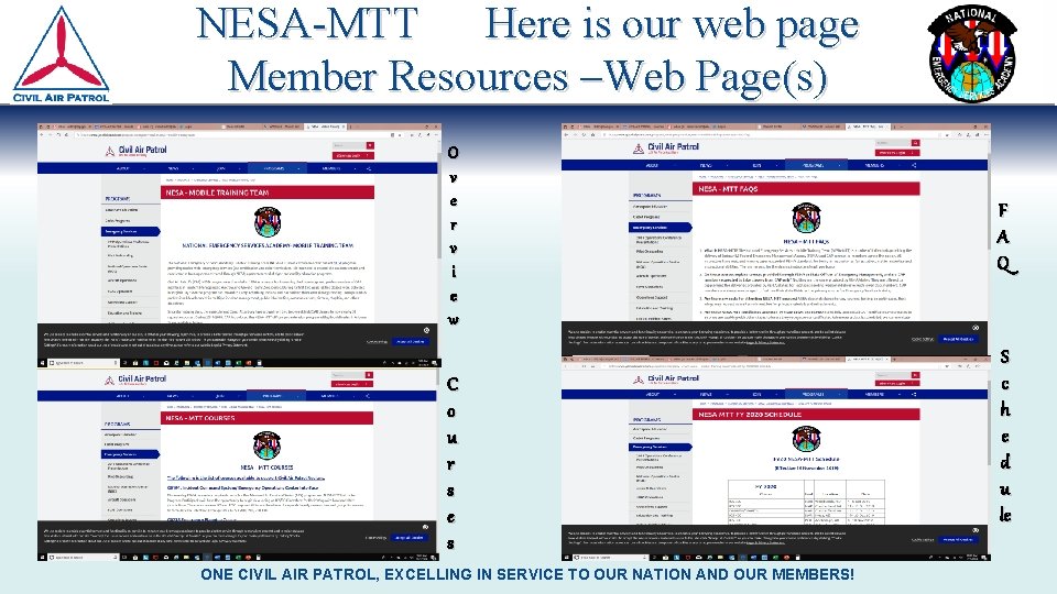 NESA-MTT Here is our web page Member Resources –Web Page(s) O v e r NESA-MTT Here is our web page Member Resources –Web Page(s) O v e r