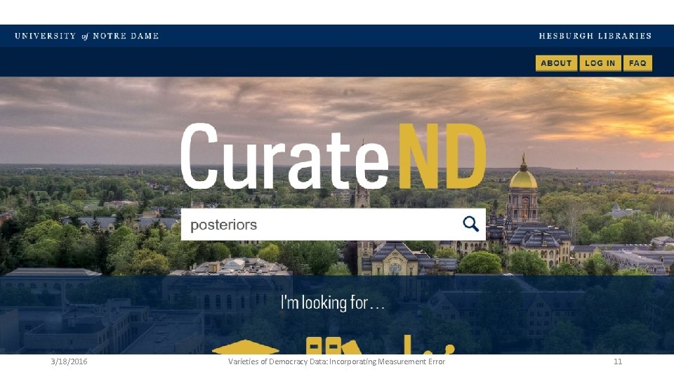 3/18/2016 Varieties of Democracy Data: Incorporating Measurement Error 11 3/18/2016 Varieties of Democracy Data: Incorporating Measurement Error 11