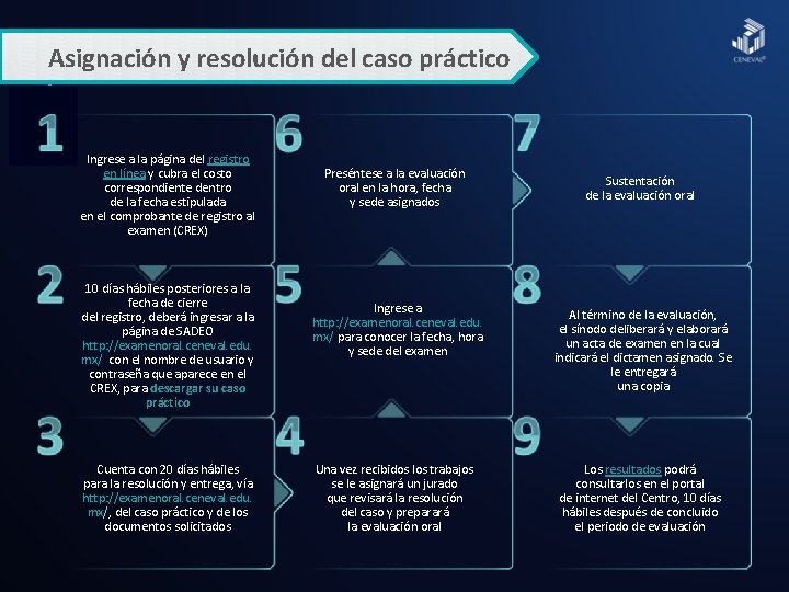 Asignación y resolución del caso práctico Ingrese a la página del registro en línea