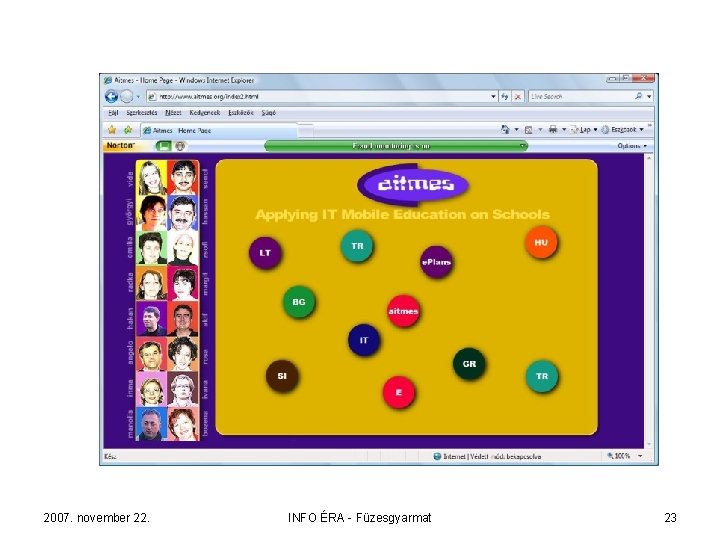 2007. november 22. INFO ÉRA - Füzesgyarmat 23 
