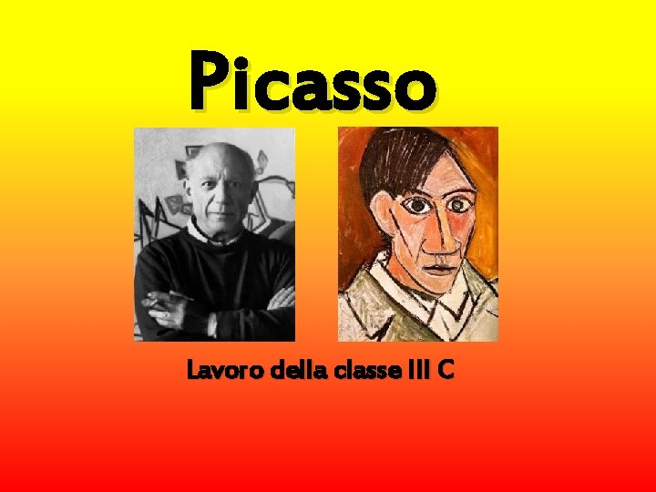 Picasso Lavoro della classe III C 
