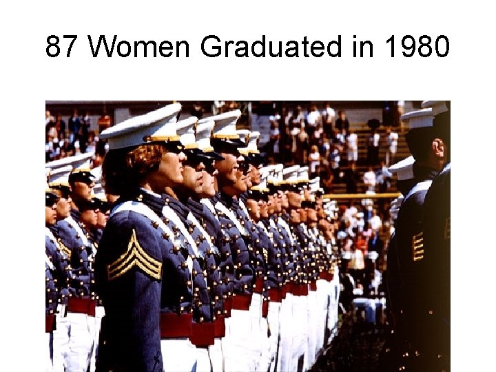 87 Women Graduated in 1980 