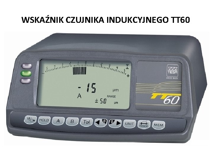 Józef Zawada, PŁ WSKAŹNIK CZUJNIKA INDUKCYJNEGO TT 60 