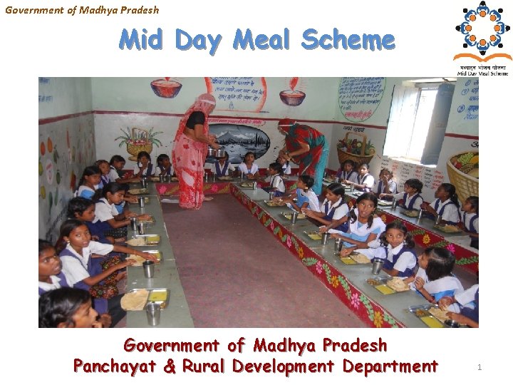 Government of Madhya Pradesh Mid Day Meal Scheme Government of Madhya Pradesh Panchayat &