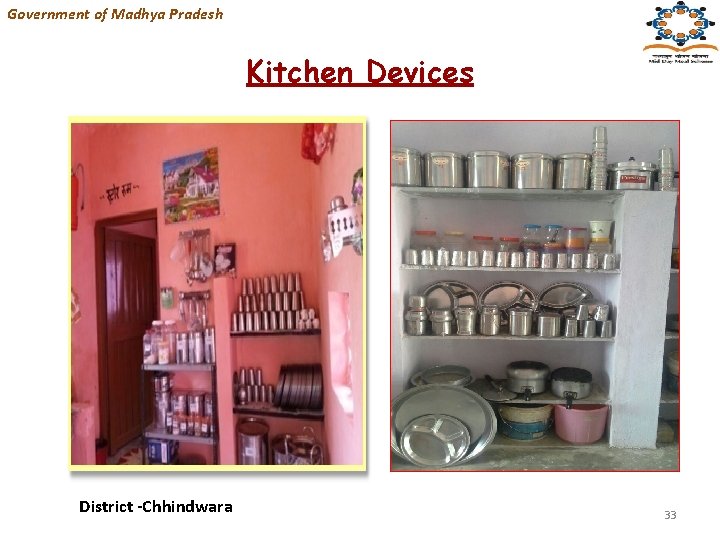 Government of Madhya Pradesh Kitchen Devices District -Chhindwara 33 