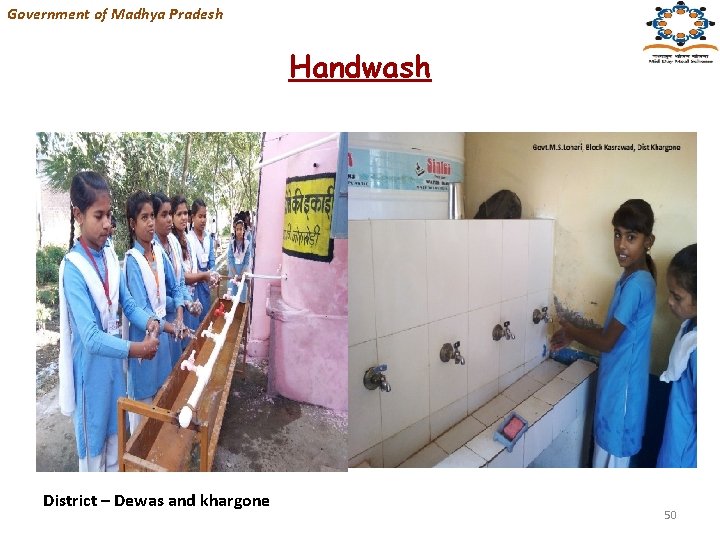 Government of Madhya Pradesh Handwash District – Dewas and khargone 50 