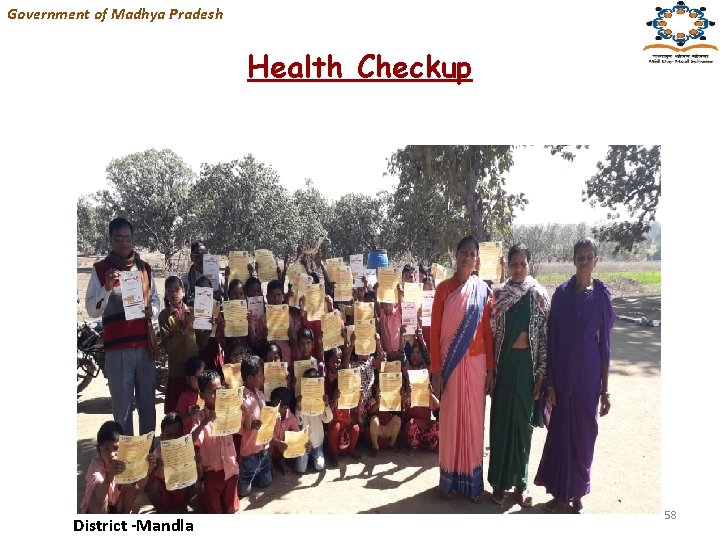 Government of Madhya Pradesh Health Checkup District -Mandla 58 