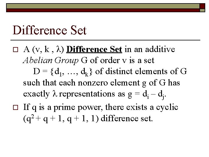 Finite Fields By Hector L Contreras Ssgt Usmc