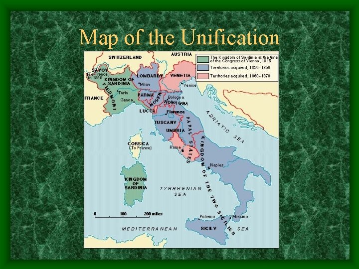 Map of the Unification 