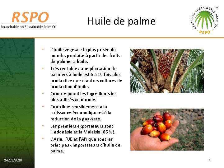 Huile de palme • • • 24/11/2020 L’huile végétale la plus prisée du monde,