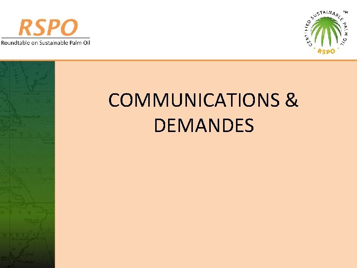 COMMUNICATIONS & DEMANDES 